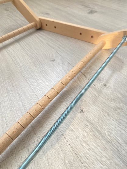 The Biggest Upright Loom for LONG seed beadwork weaving