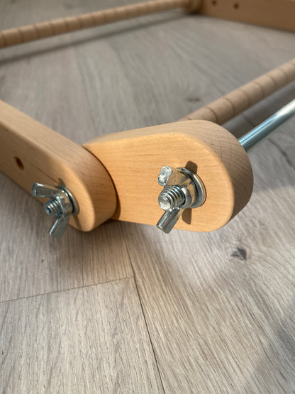 The Biggest Upright Loom for LONG seed beadwork weaving