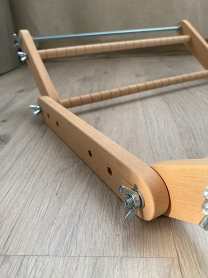 The Biggest Upright Loom for LONG seed beadwork weaving