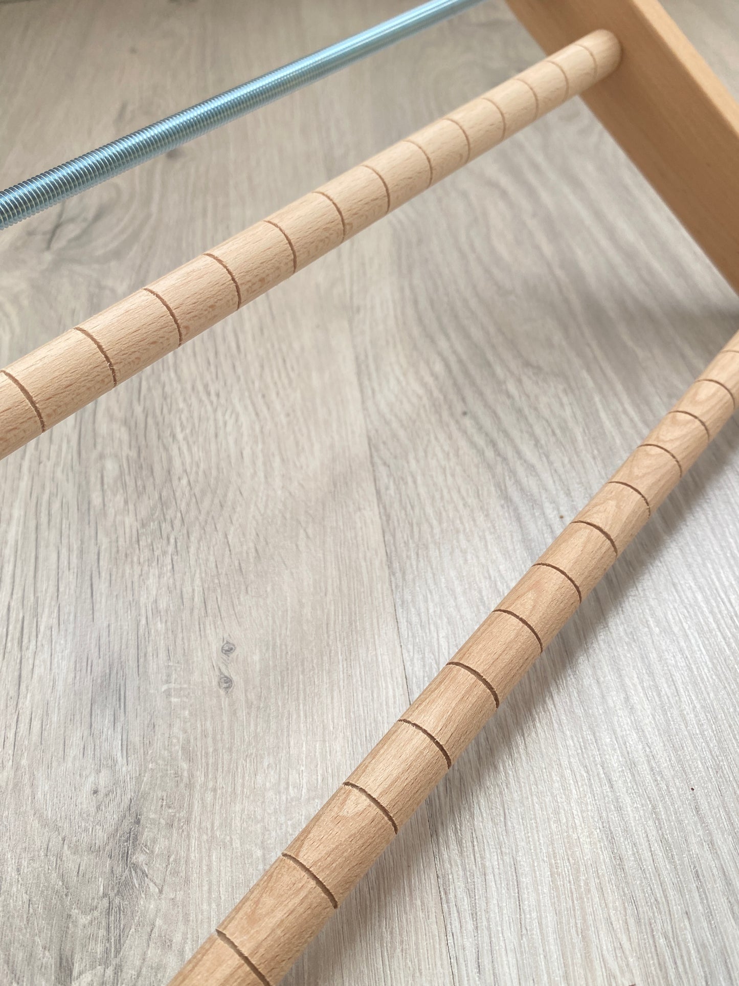 The Biggest Upright Loom for LONG seed beadwork weaving