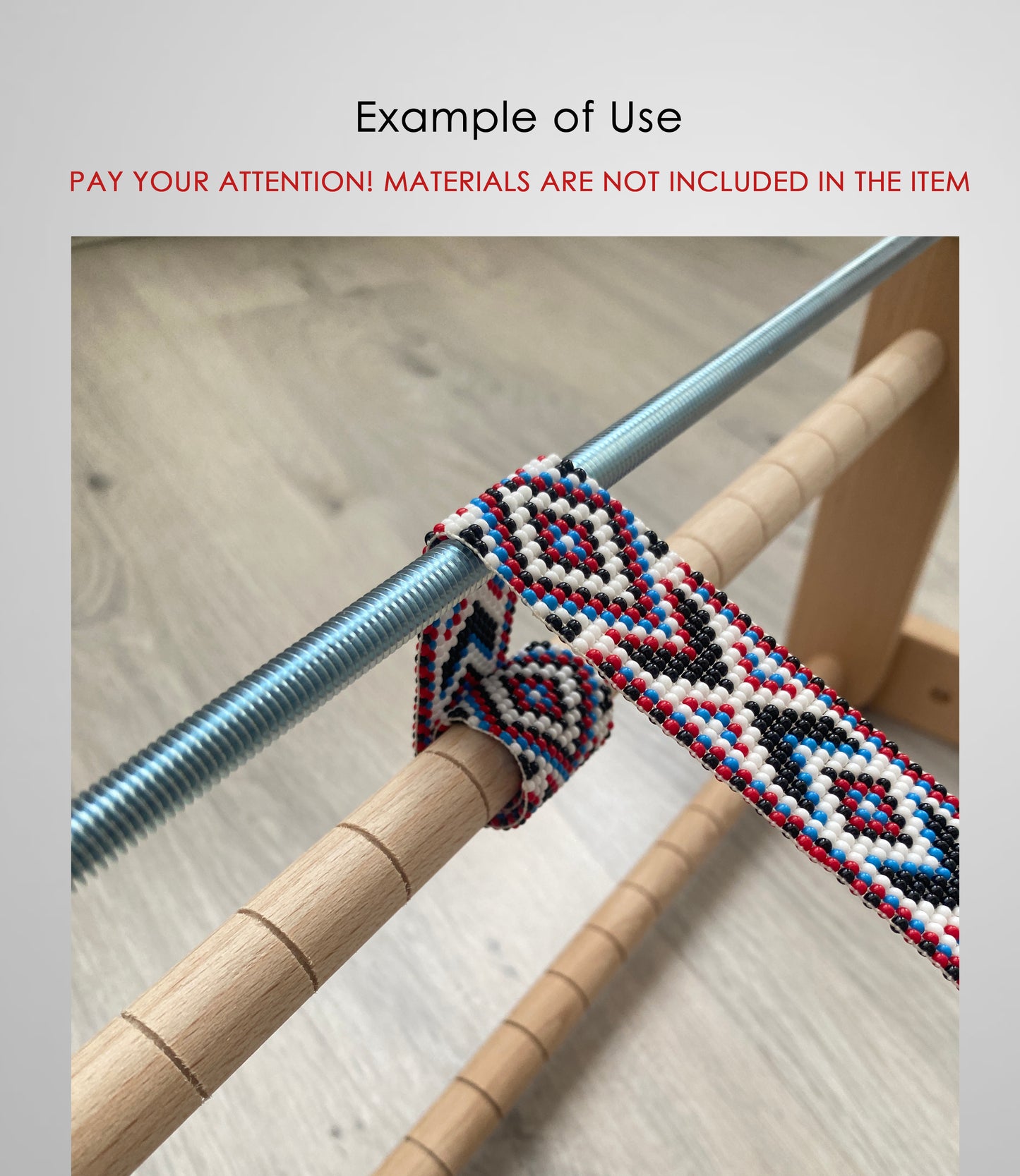 The Biggest Upright Loom for LONG seed beadwork weaving