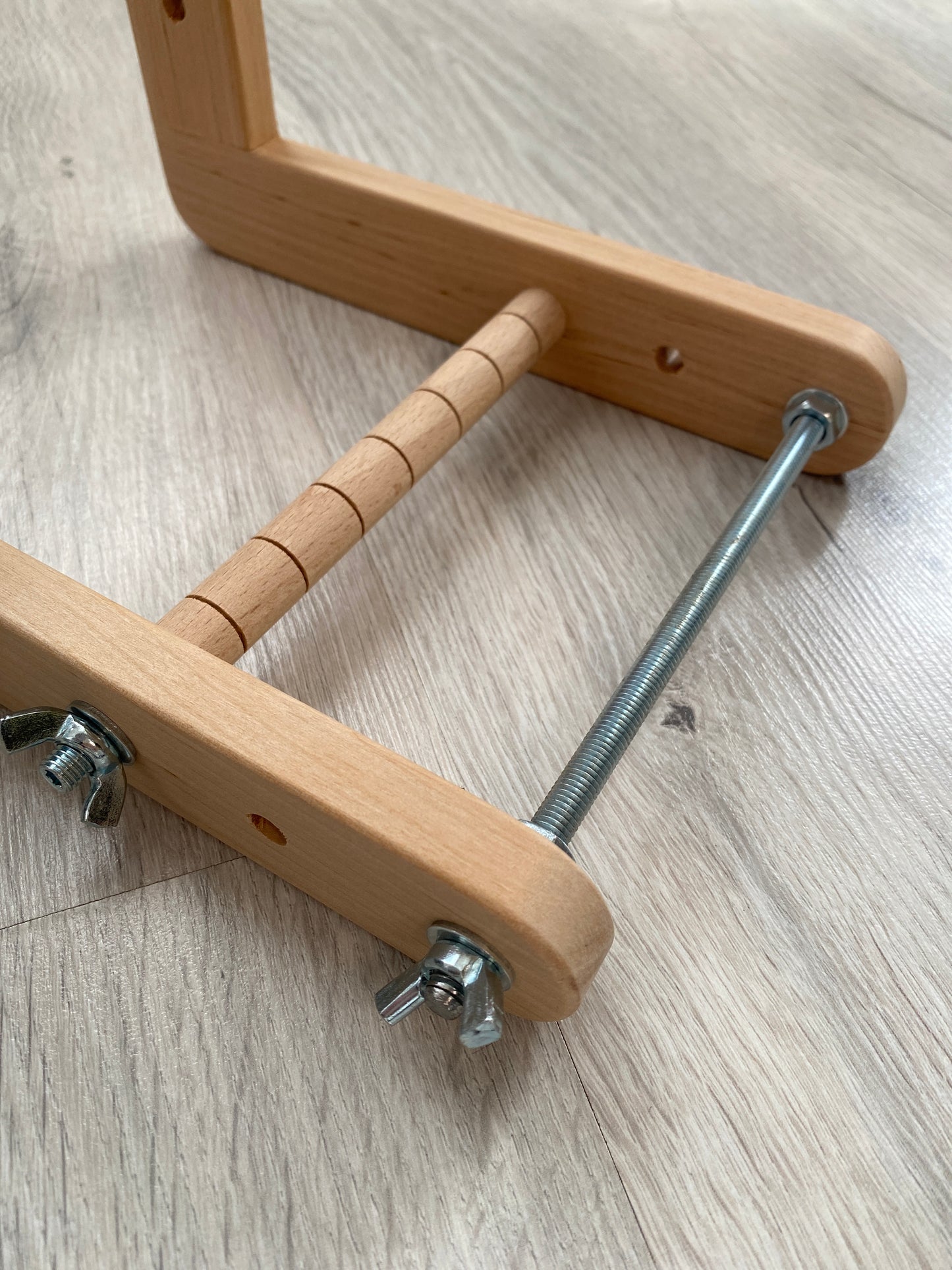 Narrow Double-sided Wooden Loom for NARROW seed beadwork weaving