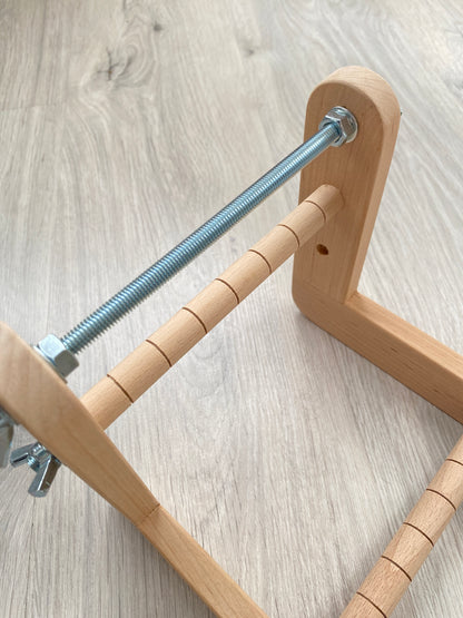 Narrow Double-sided Wooden Loom for NARROW seed beadwork weaving