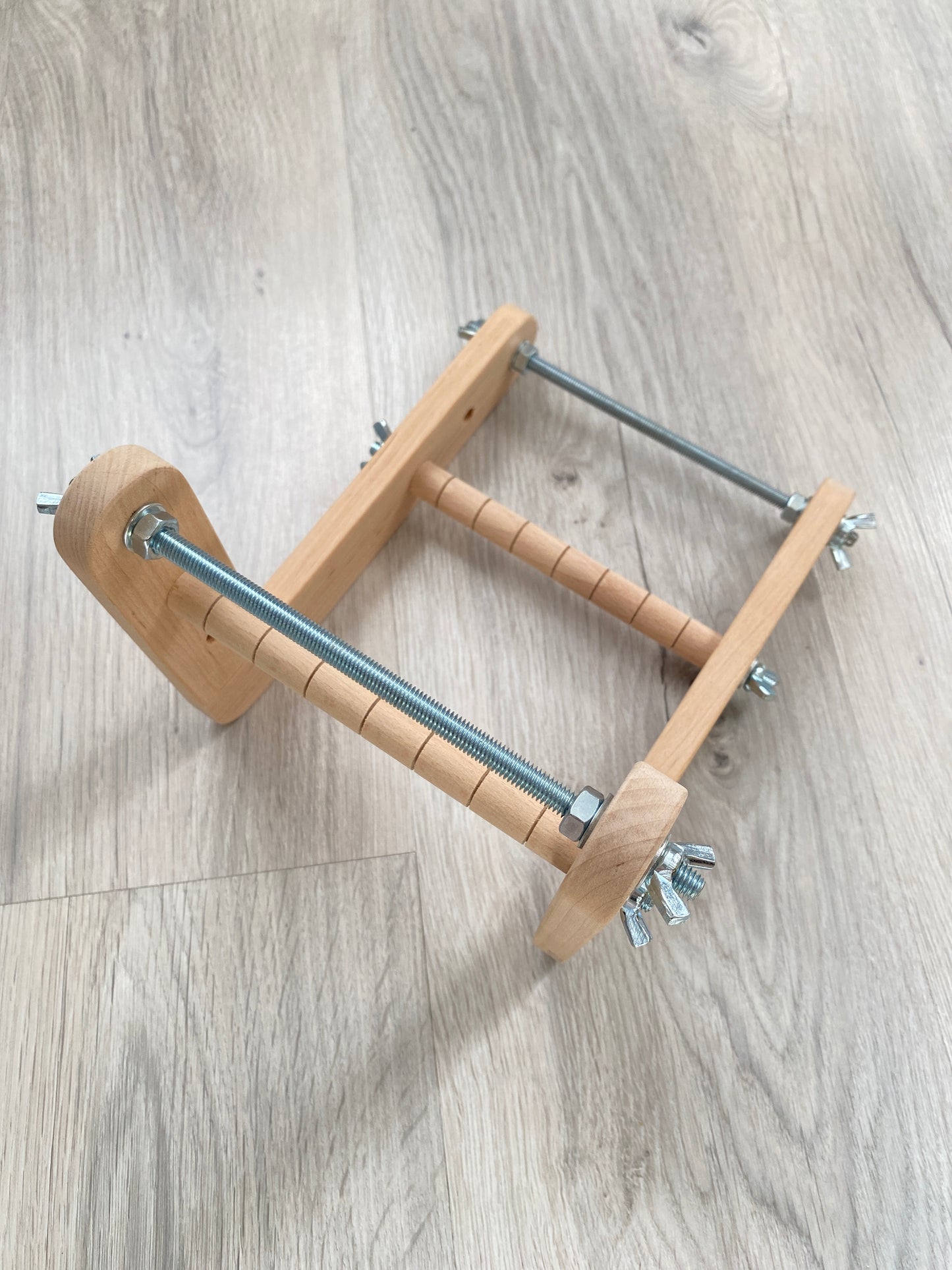 Narrow Double-sided Wooden Loom for NARROW seed beadwork weaving