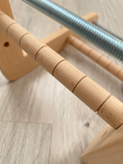Narrow Double-sided Wooden Loom for NARROW seed beadwork weaving