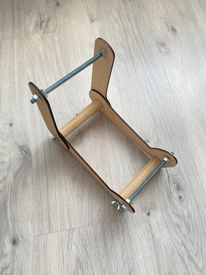 Light Wooden Easy Loom for LONG seed beadwork weaving