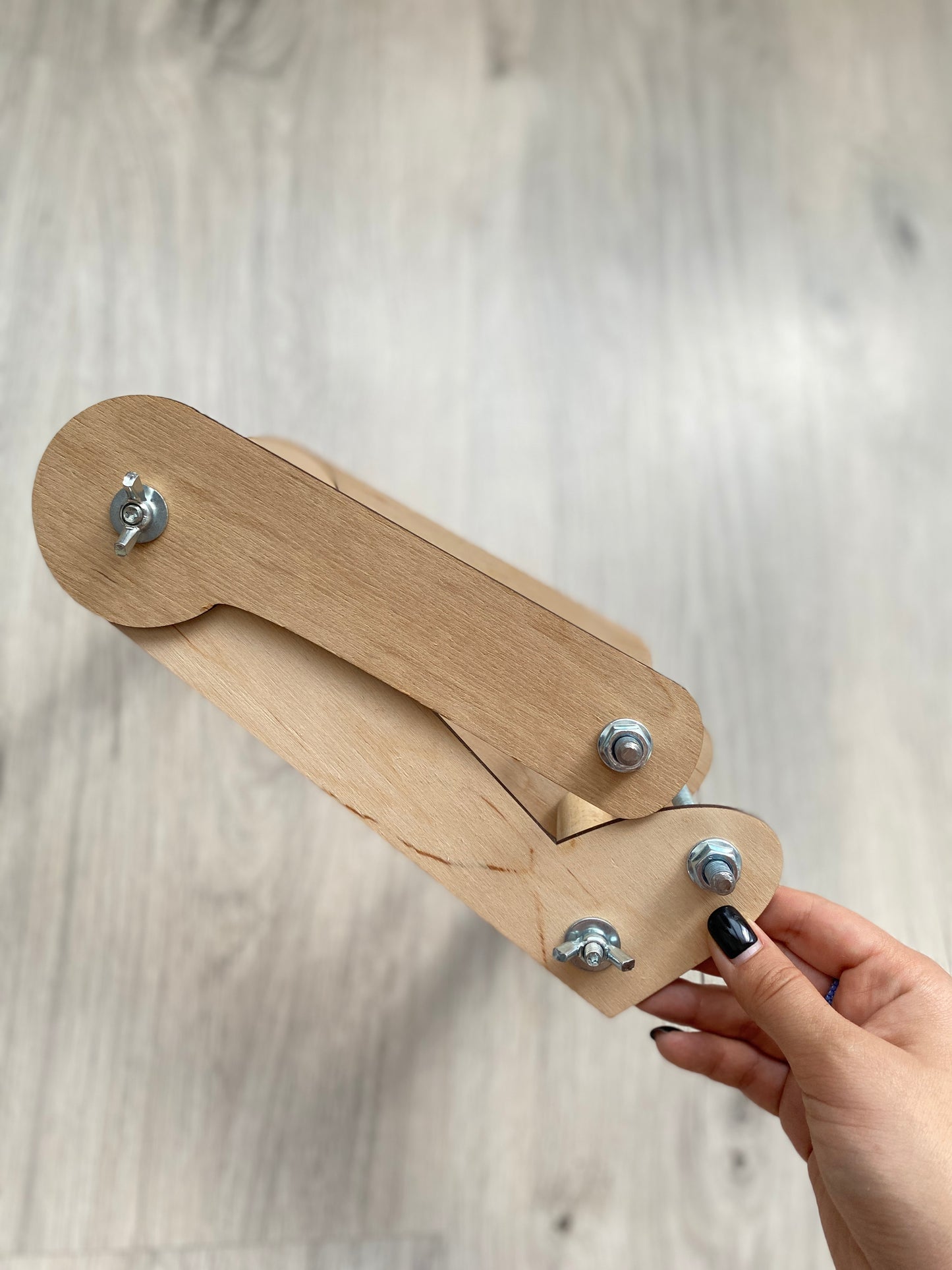 Light Wooden Easy Loom for LONG seed beadwork weaving