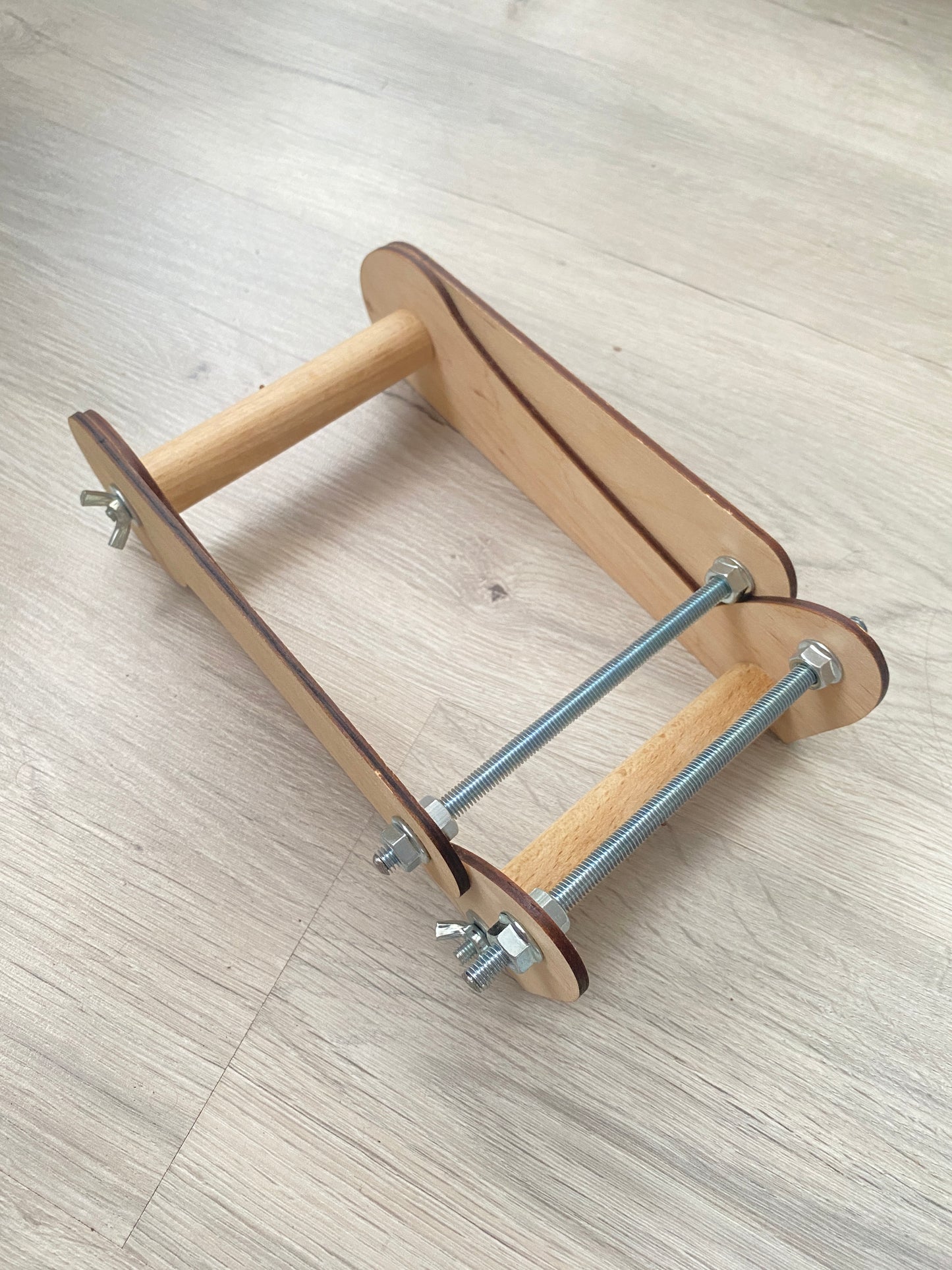 Light Wooden Easy Loom for LONG seed beadwork weaving