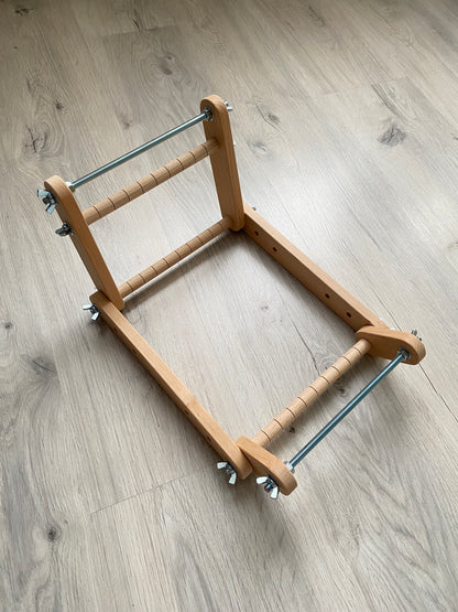 Upright Middle Loom for LONG seed beadwork weaving