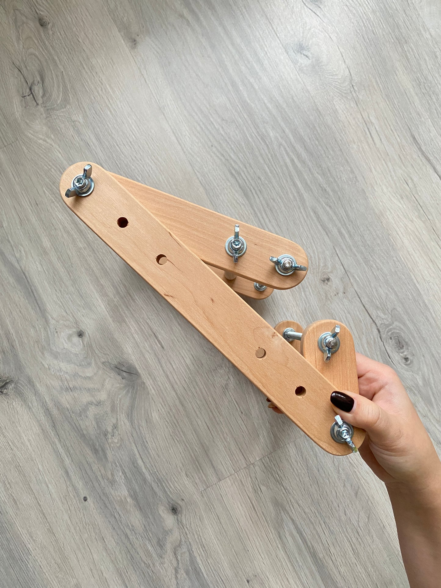 Upright Middle Loom for LONG seed beadwork weaving