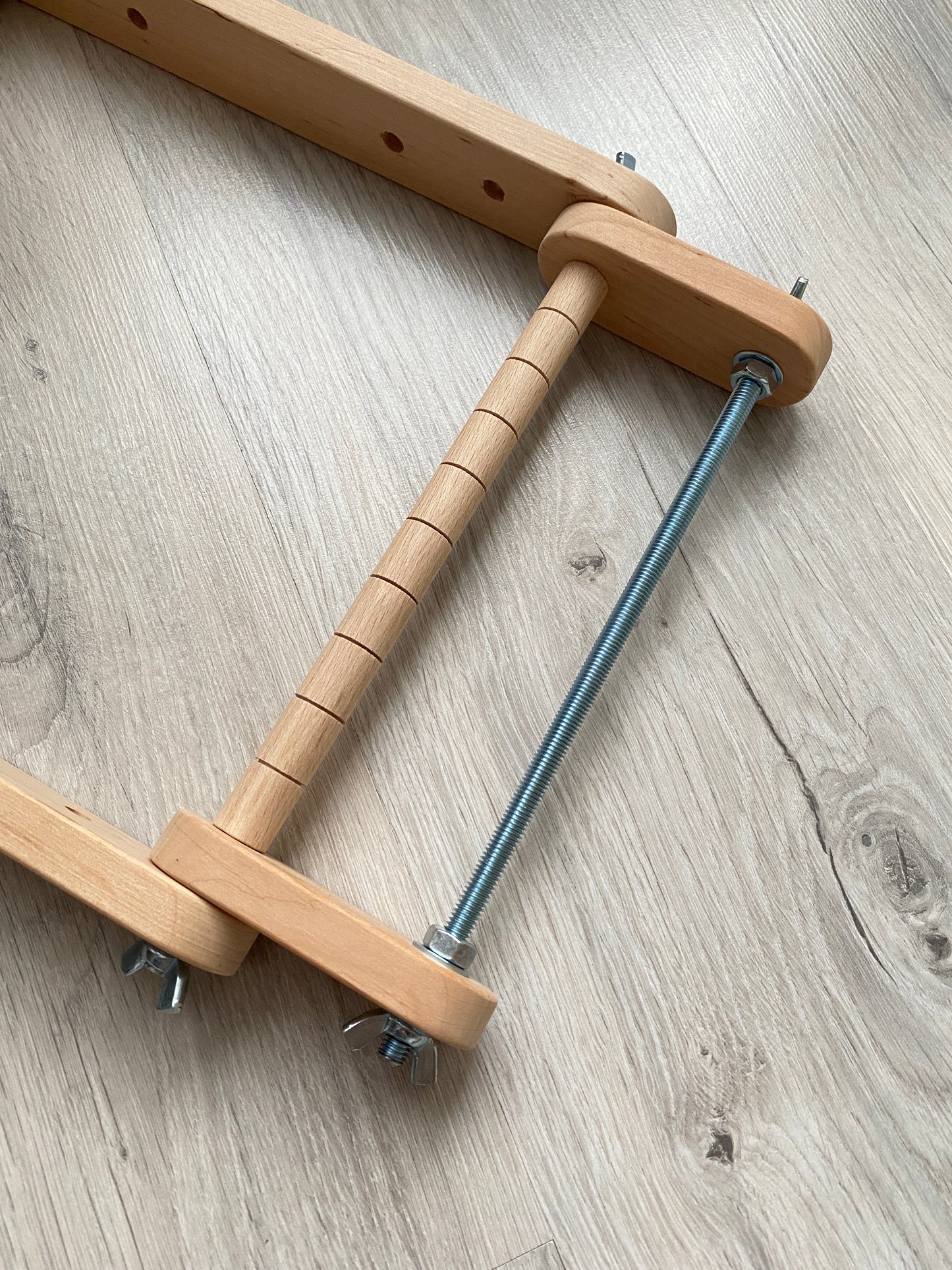 Upright Middle Loom for LONG seed beadwork weaving