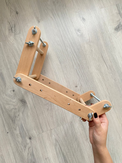 Upright Middle Loom for LONG seed beadwork weaving