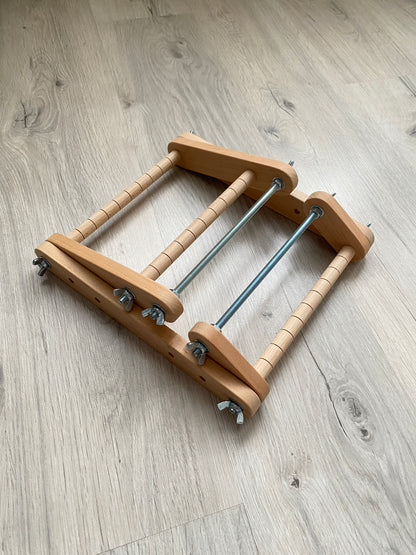 Upright Middle Loom for LONG seed beadwork weaving