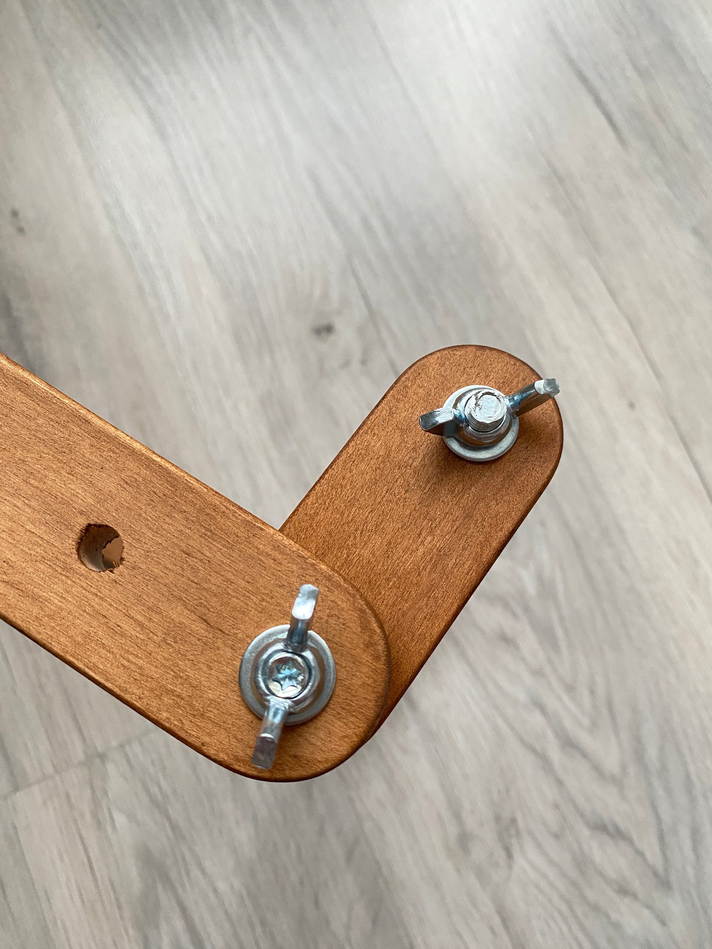 Dark Upright Middle Loom for LONG seed beadwork weaving