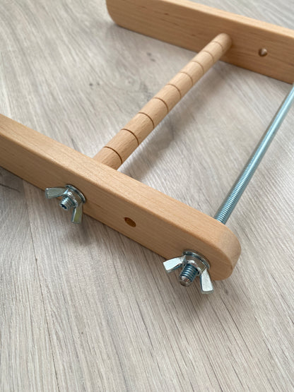 Double-sided Wooden Loom for LONG seed beadwork weaving