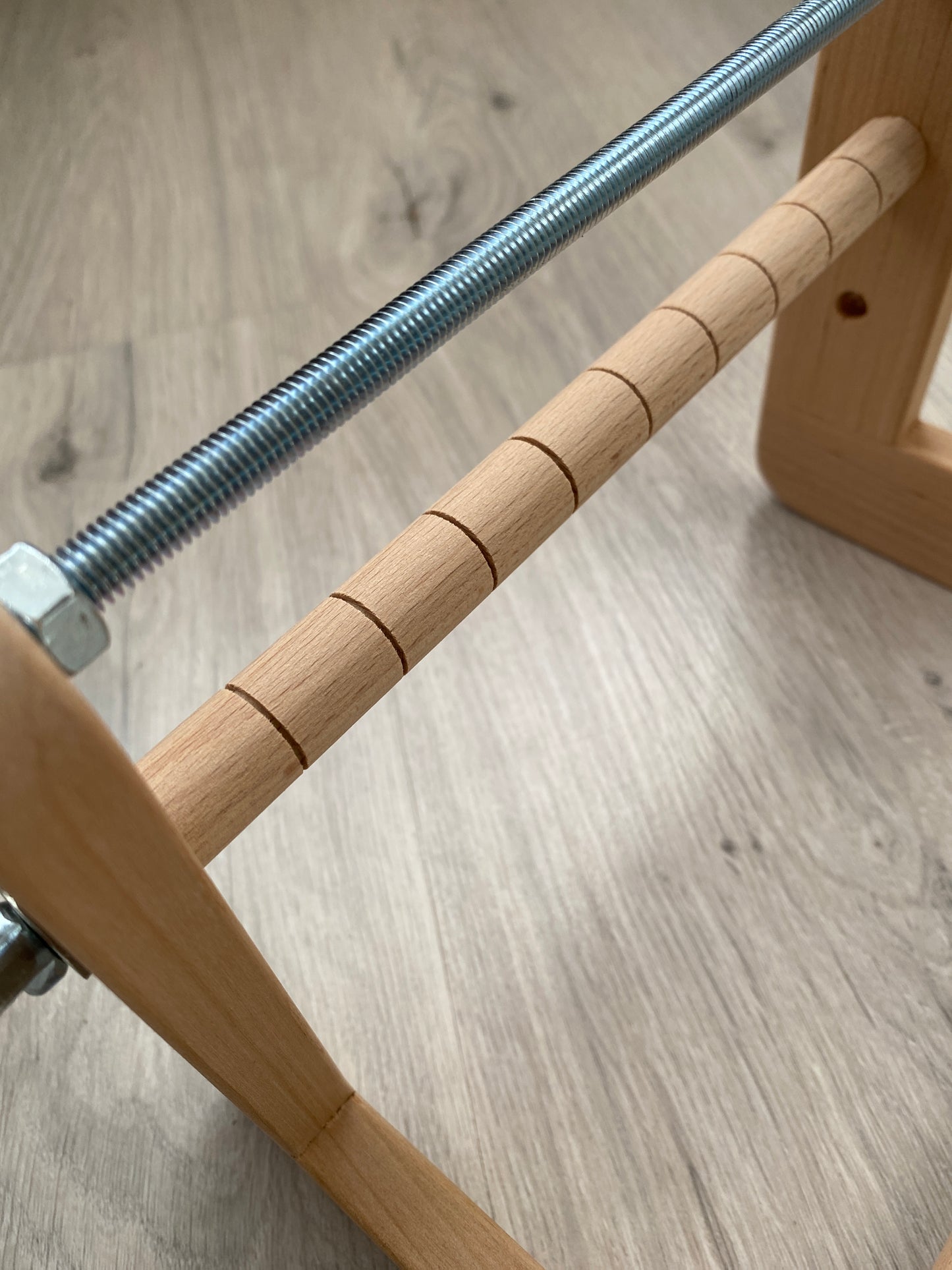 Double-sided Wooden Loom for LONG seed beadwork weaving