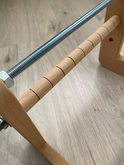 Double-sided Wooden Loom for LONG seed beadwork weaving