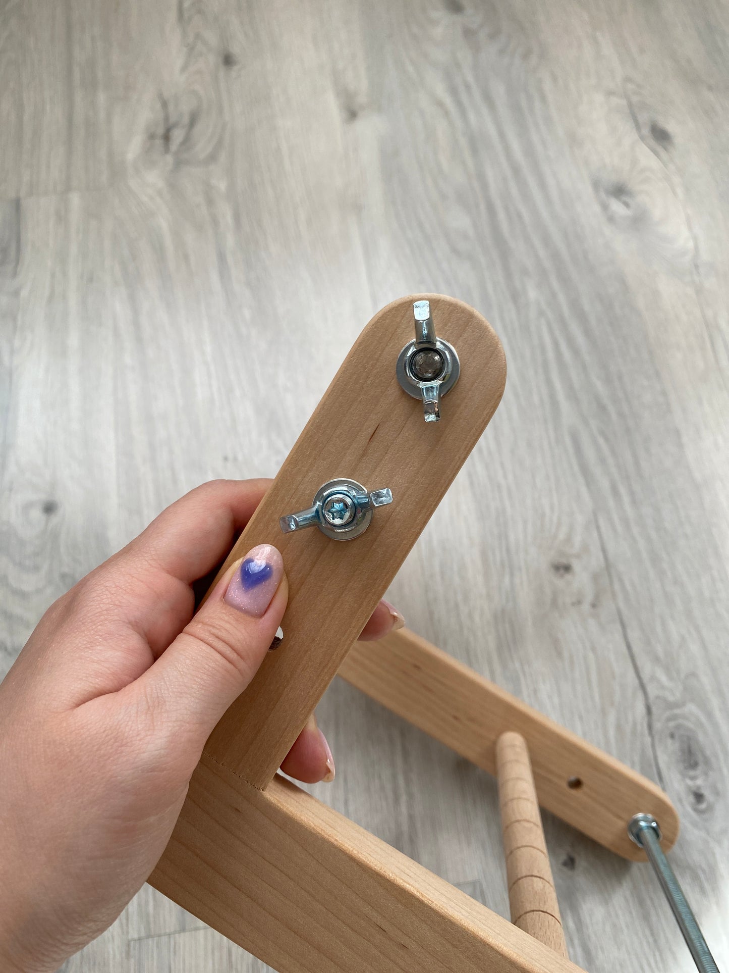 Double-sided Wooden Loom for LONG seed beadwork weaving