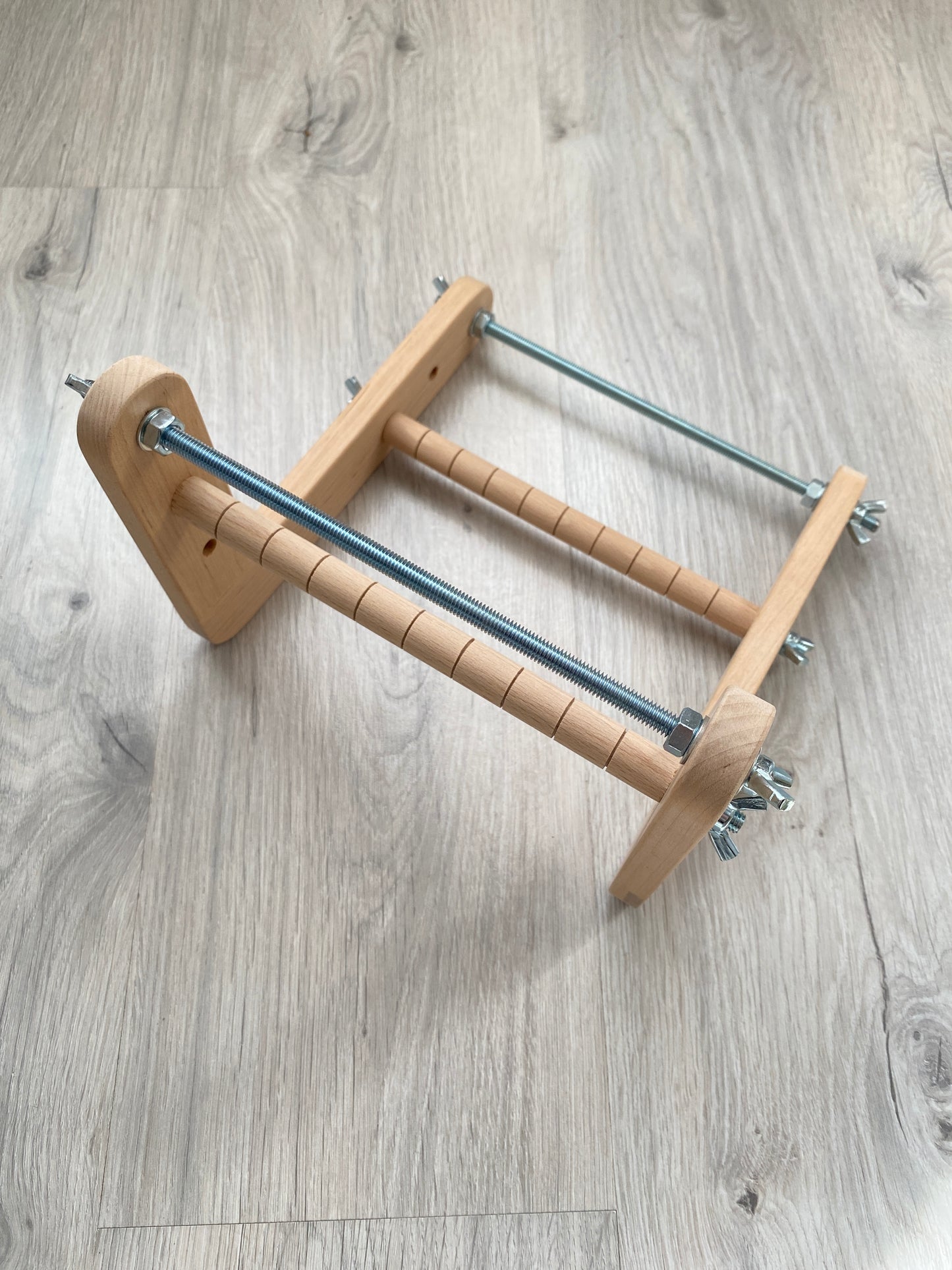 Double-sided Wooden Loom for LONG seed beadwork weaving