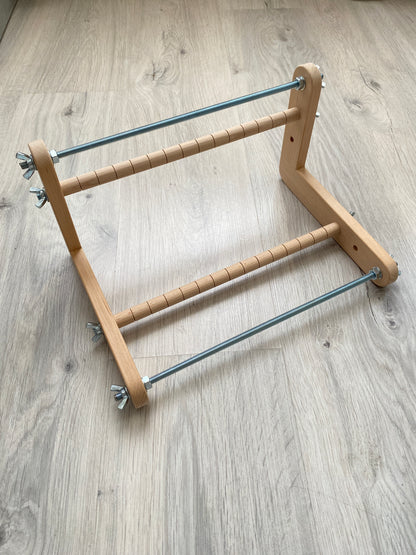 Wide Double-sided Wooden Loom for LONG seed beadwork weaving