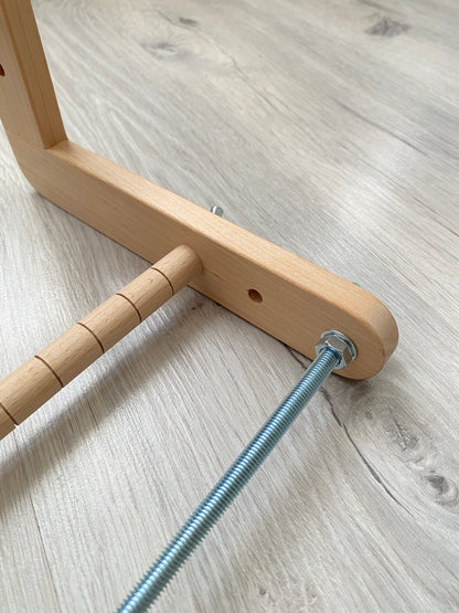 Wide Double-sided Wooden Loom for LONG seed beadwork weaving