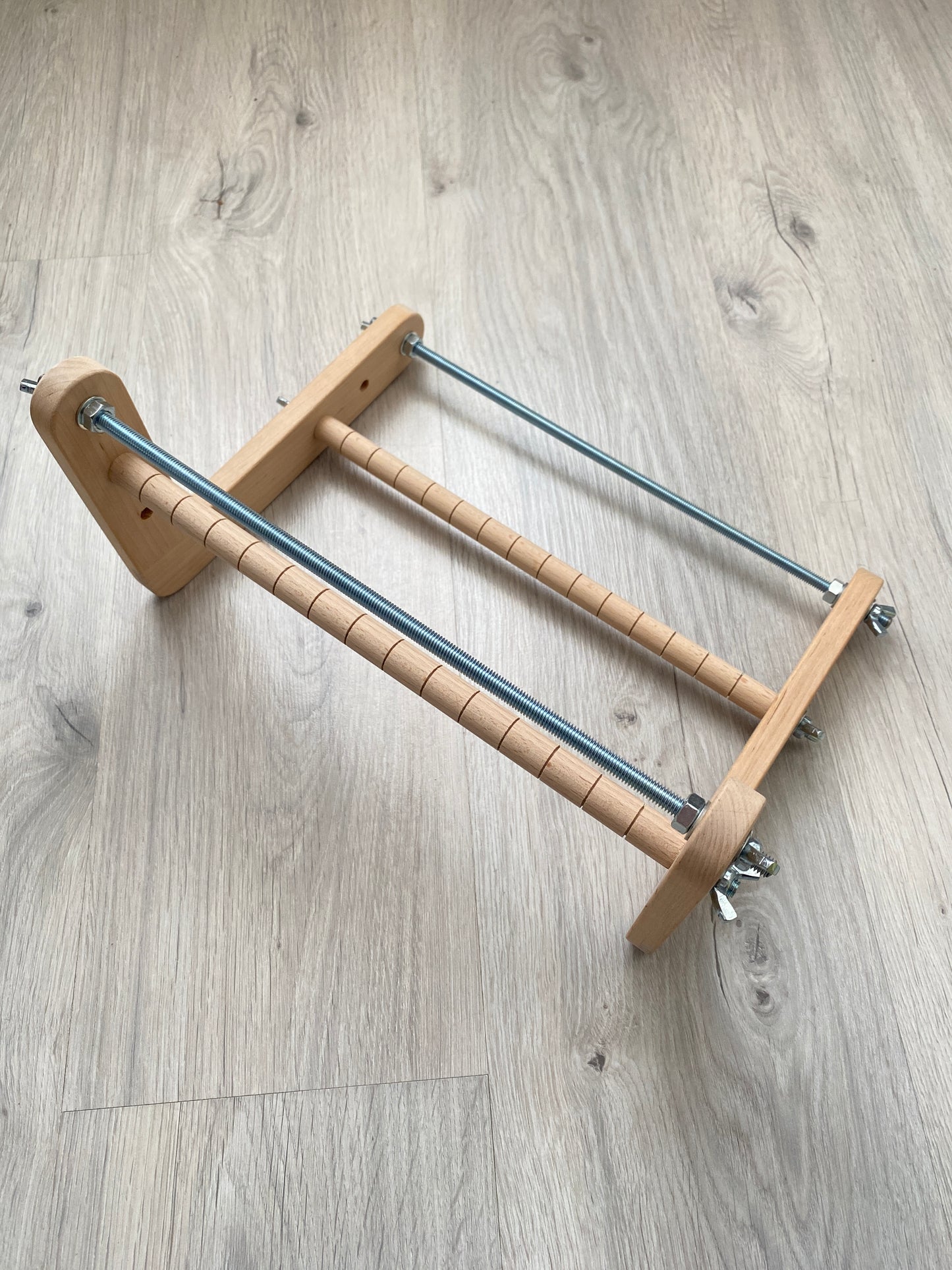 Wide Double-sided Wooden Loom for LONG seed beadwork weaving