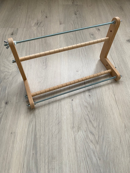 The Biggest Double-sided Wooden Loom for LONG seed beadwork weaving