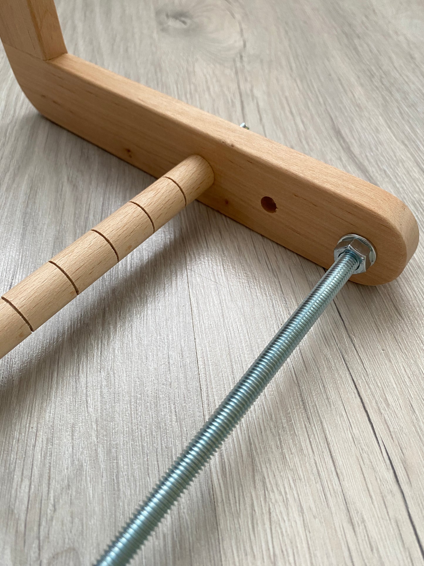 The Biggest Double-sided Wooden Loom for LONG seed beadwork weaving