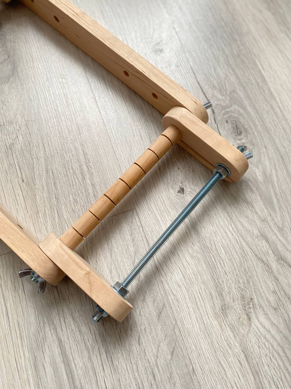 Upright Modern Loom for LONG seed beadwork weaving