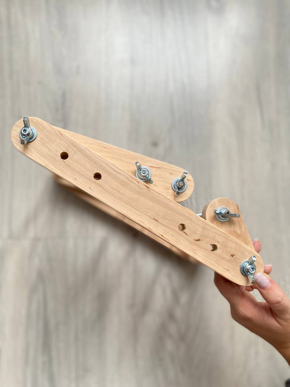 Upright Modern Loom for LONG seed beadwork weaving