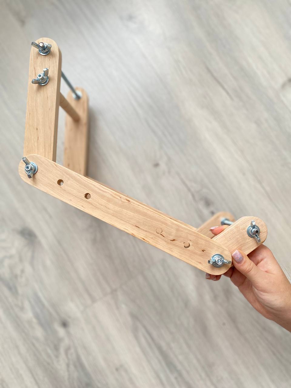 Upright Modern Loom for LONG seed beadwork weaving