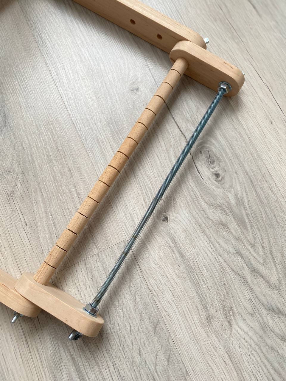 Upright Big Loom for LONG seed beadwork weaving