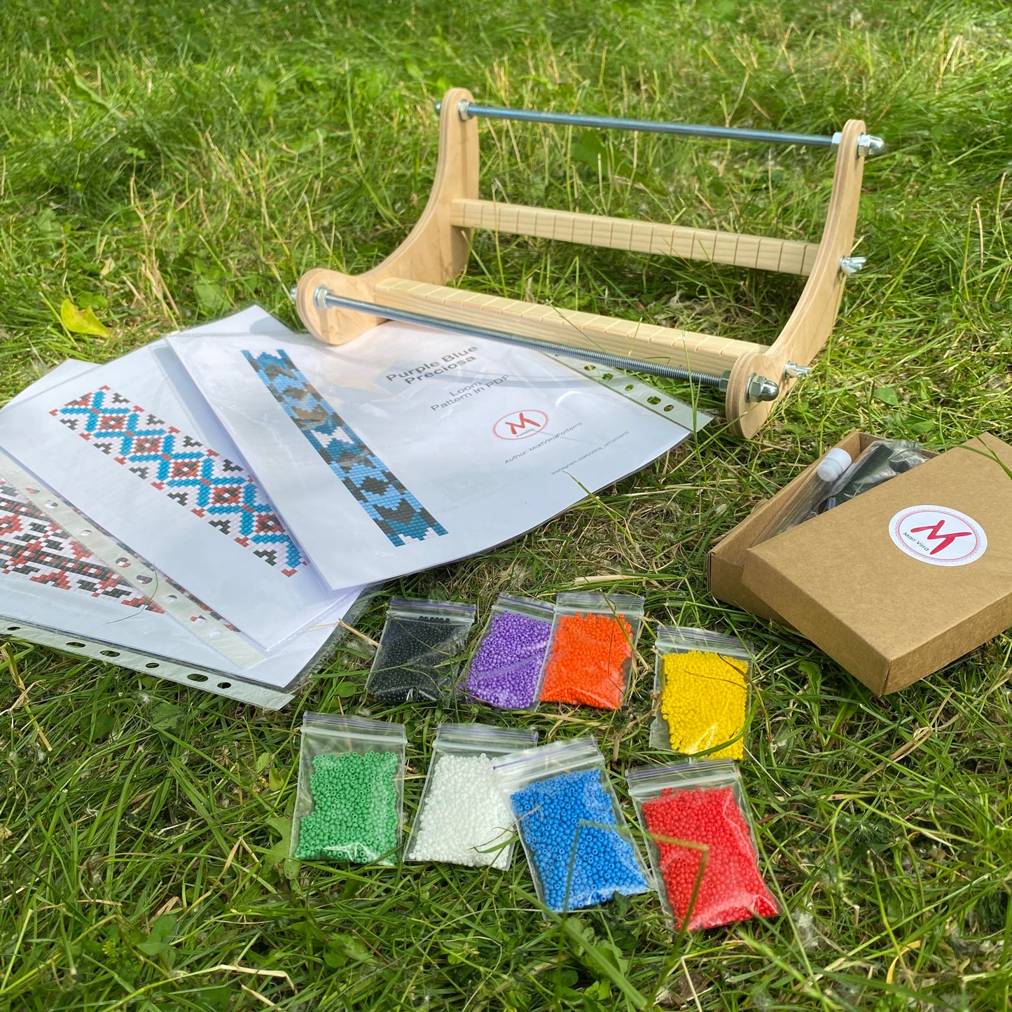 Light Bead Loom Kit - Everything you need to start loom weaving