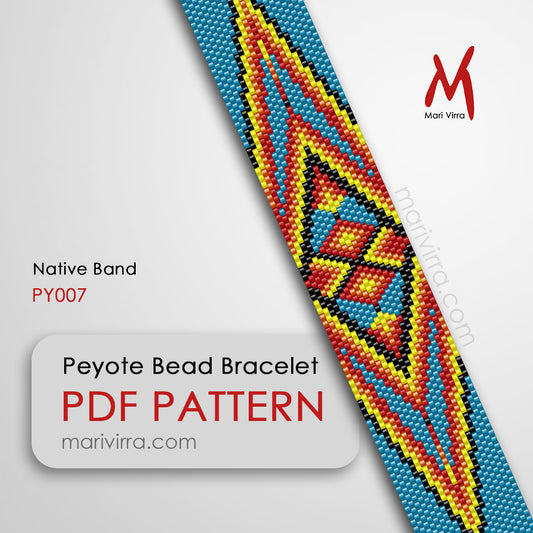 Native Band Peyote Digital Bead Pattern