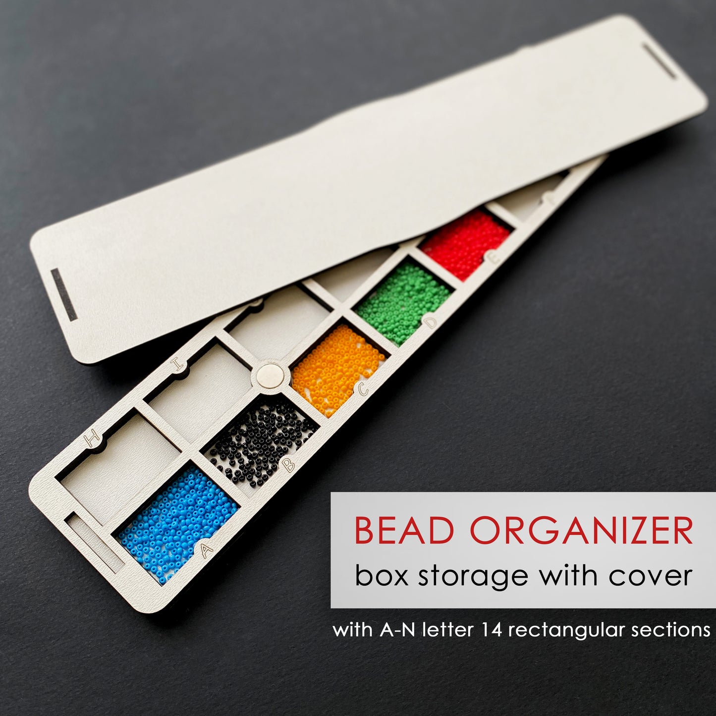 LONG Bead Organizer for seed beads