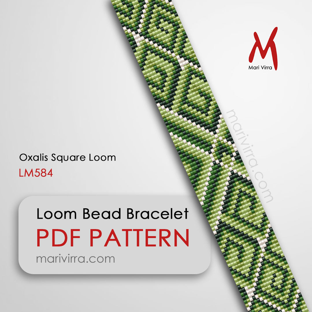Oxalis Square Loom Digital Bead Pattern