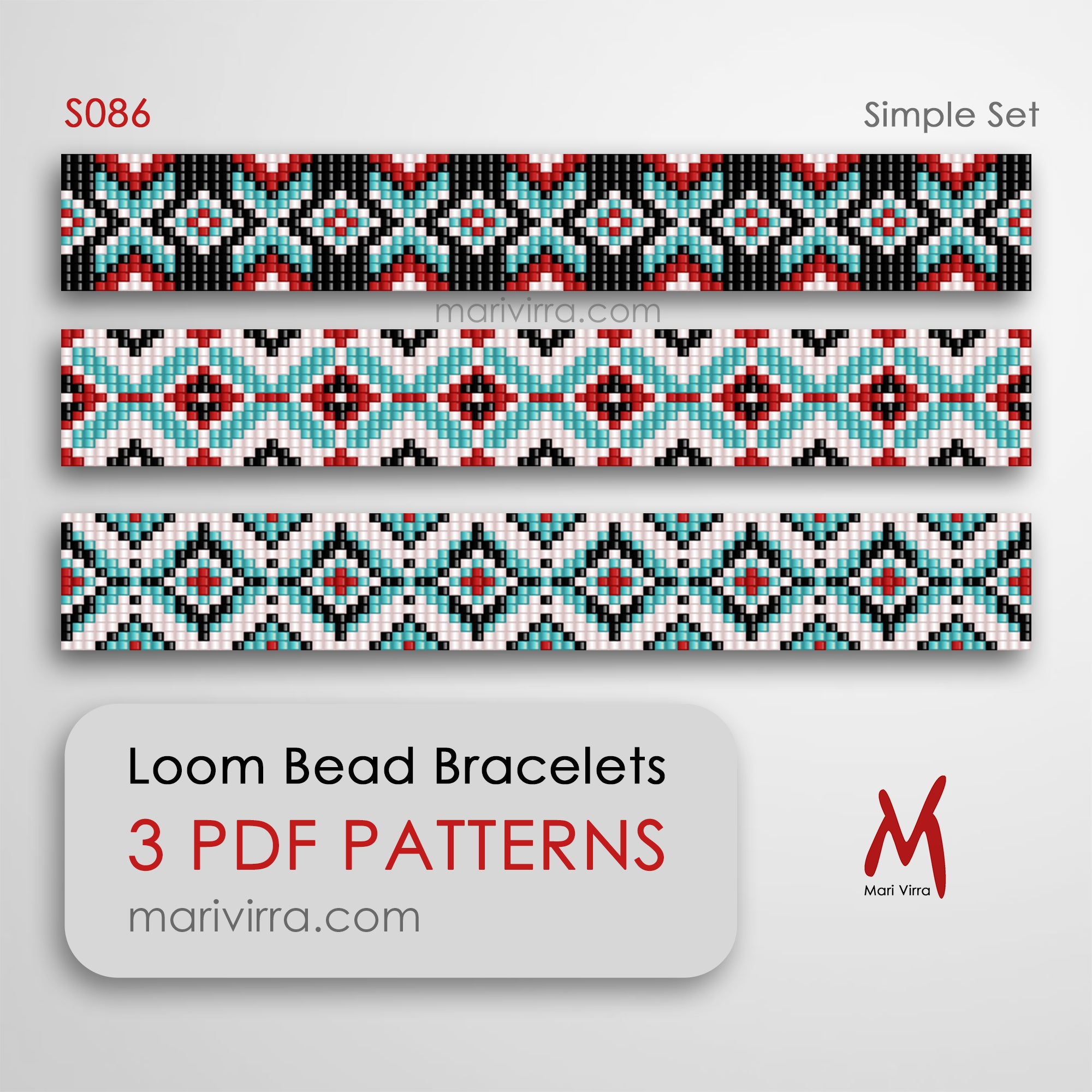 Loom Beading Pattern Tutorial: How to Use Our Free Bead Loom Bracelet ...