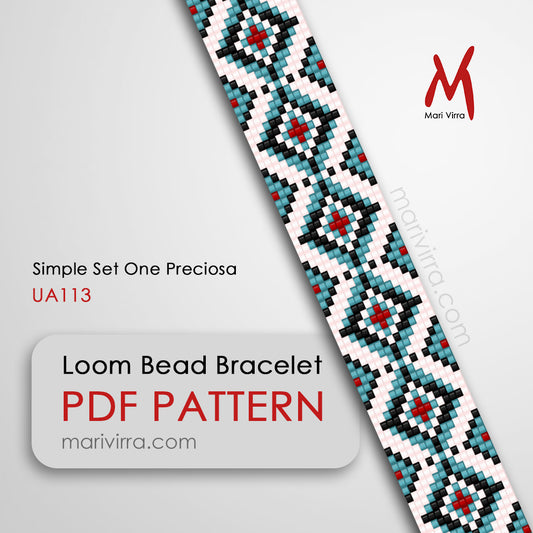 Simple Set One Preciosa Loom Digital Bead Pattern