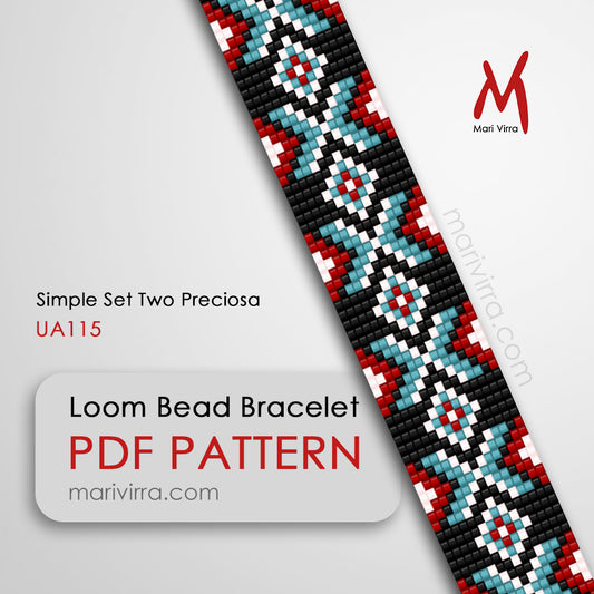 Simple Set Two Preciosa Loom Digital Bead Pattern