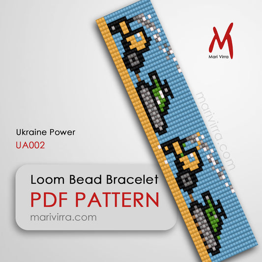 Ukraine Power Loom Digital Bead Pattern