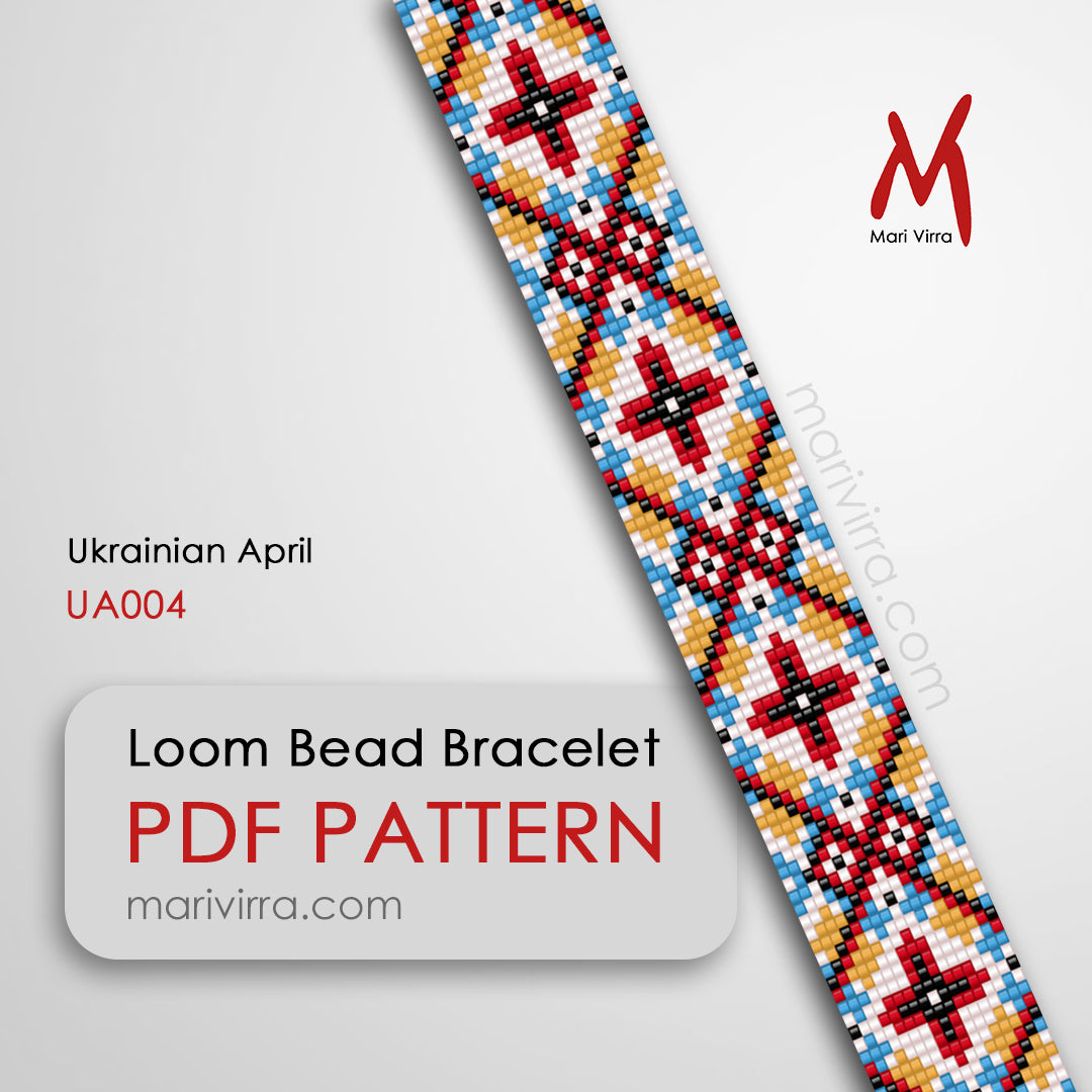 Ukrainian April Loom Digital Bead Pattern