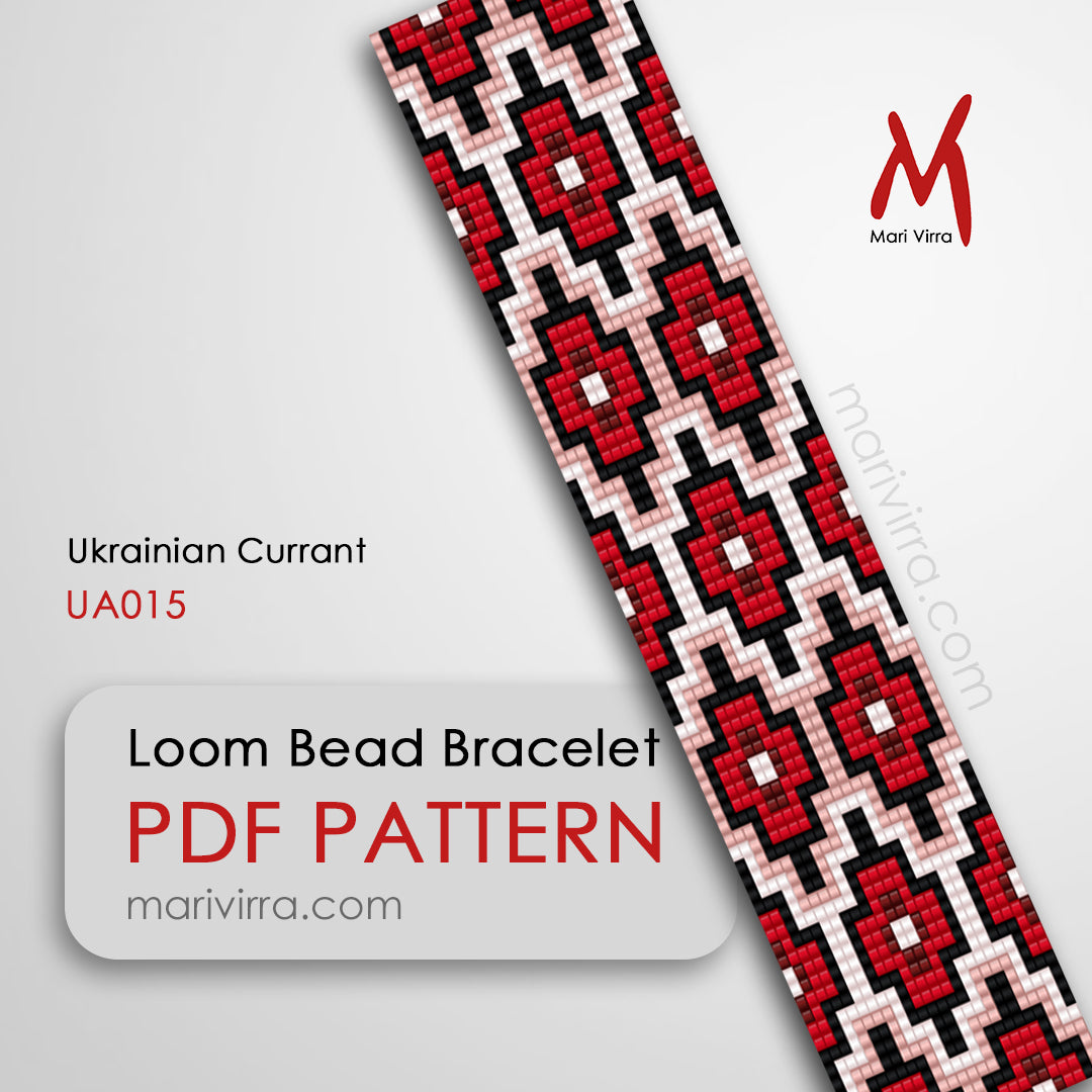 Ukrainian Currant Loom Digital Bead Pattern