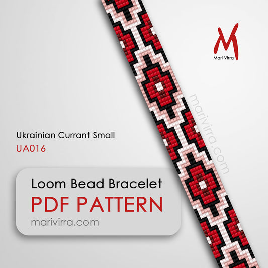 Ukrainian Currant Small Loom Digital Bead Pattern