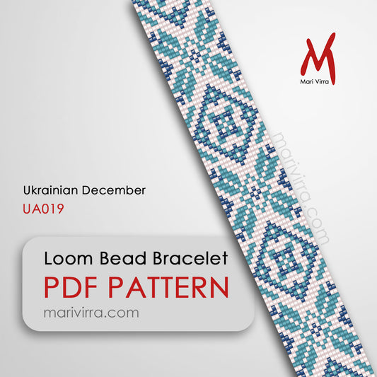 Ukrainian December Loom Digital Bead Pattern