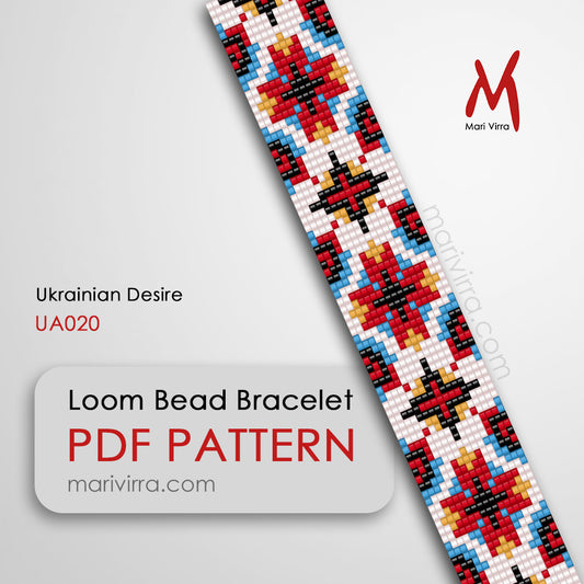 Ukrainian Desire Loom Digital Bead Pattern