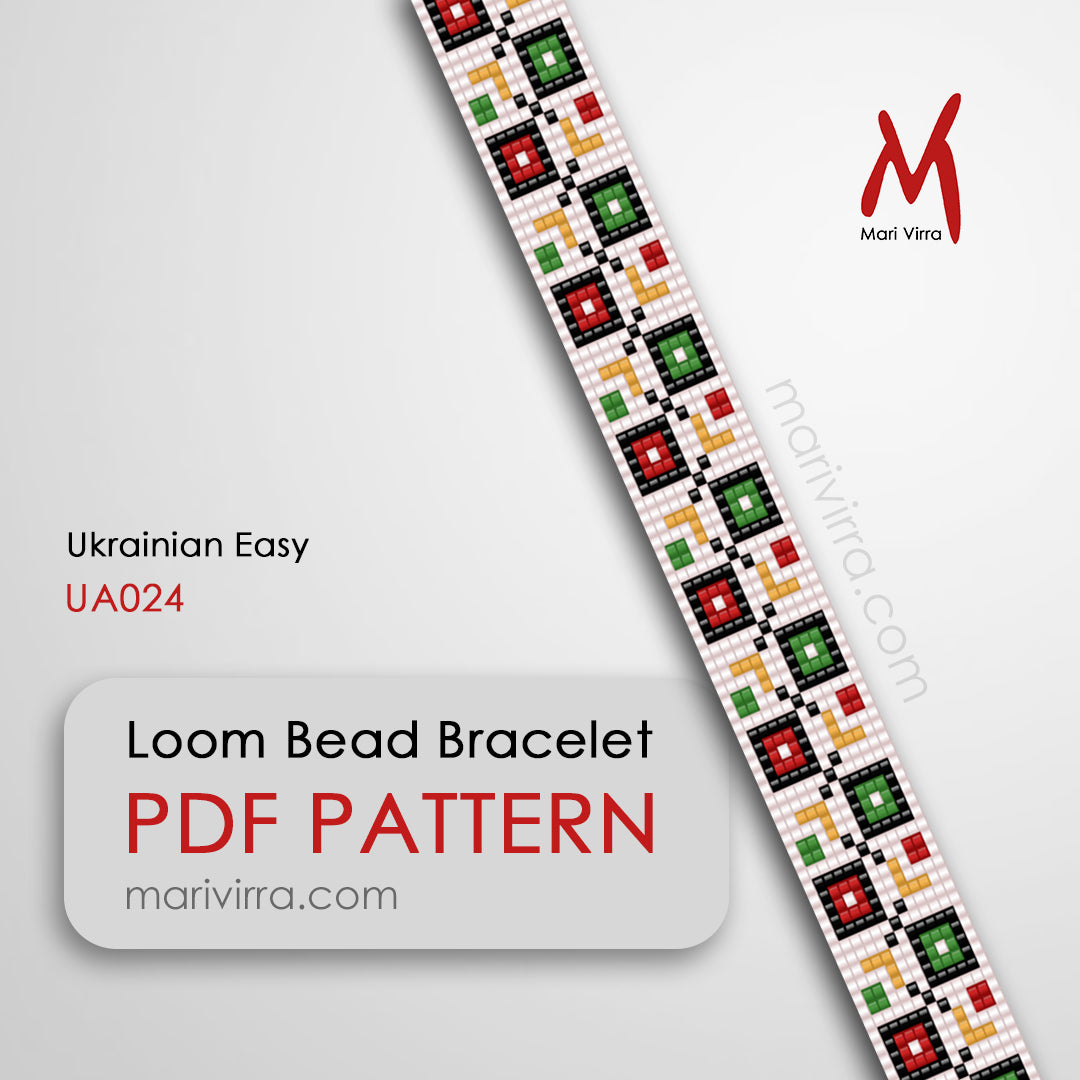 Ukrainian Easy Loom Digital Bead Pattern
