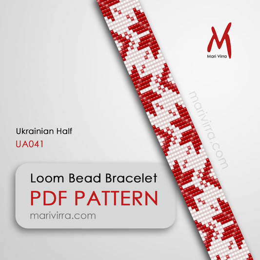 Ukrainian Half Loom Digital Bead Pattern