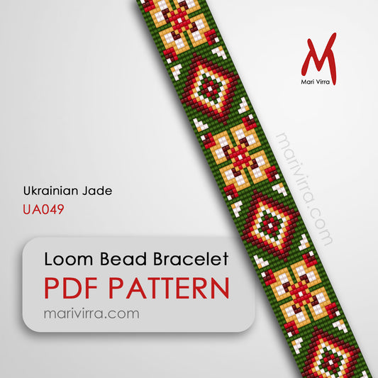 Ukrainian Jade Loom Digital Bead Pattern