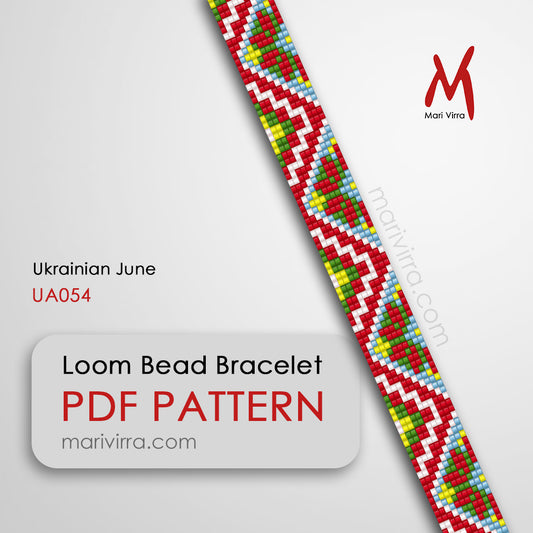 Ukrainian June Loom Digital Bead Pattern