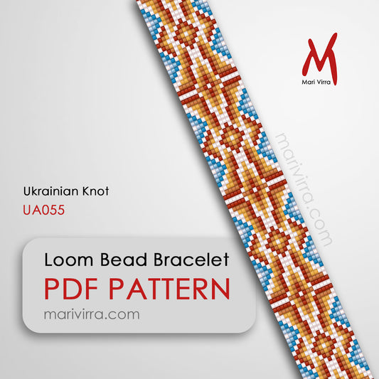 Ukrainian Knot Loom Digital Bead Pattern